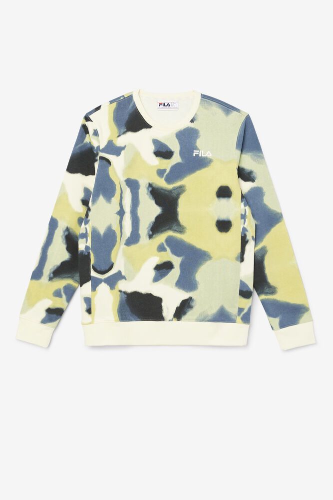 Fila Sweatshirt Mens Camo Jael - Ireland 68940-FKJD